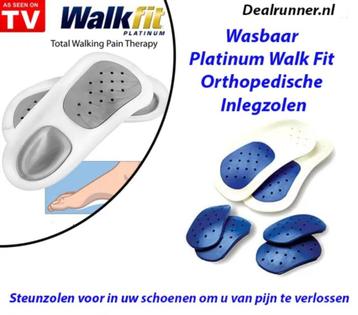 Walk Fit Orthopedische Inlegzolen met 6 Gebogen - beschikbaar voor biedingen