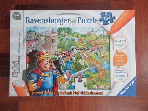 Tiptoi puzzel : Het ridderkasteel ( 100 stukjes ), Kinderen en Baby's, Speelgoed | Educatief en Creatief, Gebruikt, Puzzelen, Ontdekken