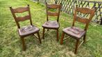3 eiken stoelen, Ophalen