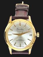 Vintage Sandos Automatic Heren Horloge Swiss made, Gebruikt, IOS, Zwart, Verzenden