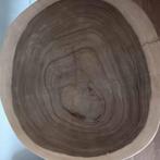 Boomstam suor houten salontafel, Huis en Inrichting, Tafels | Salontafels, Ophalen, Gebruikt, 50 tot 100 cm, Rond