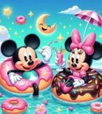 Diamond painting Minnie & Mickey Mouse 50x50 vierkante, Ophalen of Verzenden, Nieuw, Knutselwerk
