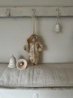 Wattenpopje kerstmannetje kaars krans kerstboom oud vintage, Antiek en Kunst, Ophalen of Verzenden