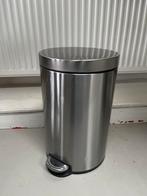 RVS Afvalemmer met Pedaal - Hygiënisch en Praktisch!, Gebruikt, Met pedaal, 50 tot 75 cm, Ophalen of Verzenden