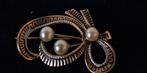 Antieke Broche met Parels, Sieraden, Tassen en Uiterlijk, Broches, Overige materialen, 4 tot 7 cm, Ophalen of Verzenden, Zo goed als nieuw
