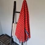Rode sjaal, 90 x 200 cm., Kleding | Dames, Mutsen, Sjaals en Handschoenen, Ophalen of Verzenden, Sjaal, Zo goed als nieuw, Maat 46/48 (XL) of groter