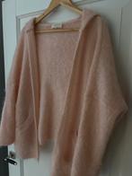 Sézane Mohair Vest Babyroze XL - Heerlijk Warm!, Kleding | Dames, Truien en Vesten, Ophalen of Verzenden, Zo goed als nieuw, Maat 46/48 (XL) of groter