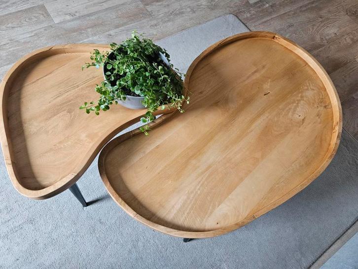 Salontafelset LUNA, Huis en Inrichting, Tafels | Salontafels, Zo goed als nieuw, Minder dan 50 cm, 100 tot 150 cm, Rechthoekig