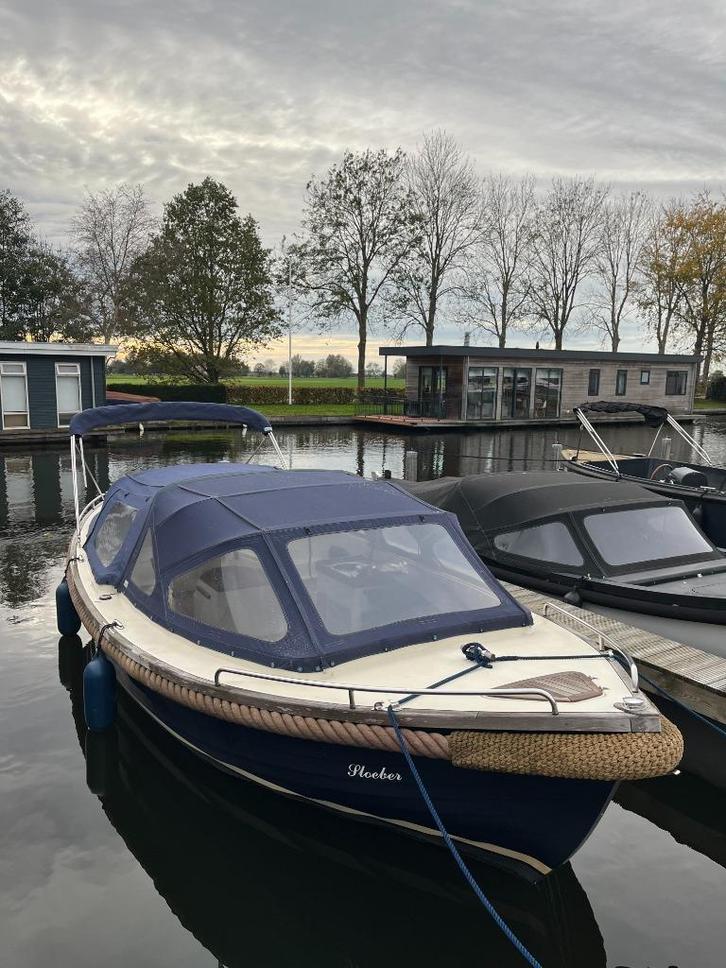 Langweerder Sloep 7.50 Classic - Sloeber, Watersport en Boten, Sloepen, Gebruikt, 30 tot 50 pk, 6 meter of meer, Binnenboordmotor