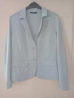 Lichtblauw blazer mt: 40/42, Ophalen of Verzenden, Zo goed als nieuw, Maat 38/40 (M), Blauw