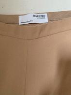 Selected Femme Zandkleurige Broek Maat 38, Kleding | Dames, Broeken en Pantalons, Maat 38/40 (M), Beige, Ophalen of Verzenden