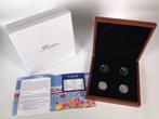 Nederland Zilver De Tulp Prestige Set in Kleur (4x 5 Euro), Verzenden, Koningin Beatrix, Euro's, Zilver