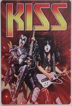 Kiss band foto kleur reclamebord van metaal wandbord deco, Info@deconoord.nl, Deco Noord, Nieuw, Ophalen of Verzenden