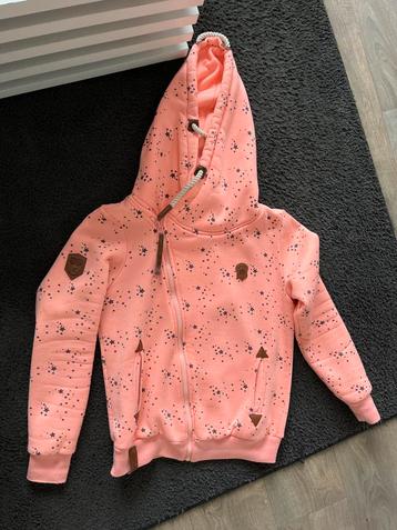 Roze Capuchonvest Maat L beschikbaar voor biedingen