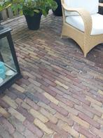 Oude hollandse gebakken waaltjes klinkers, ongeveer 600 stuk, Tuin en Terras, Tegels en Klinkers, Ophalen, Gebruikt, 10 m² of meer