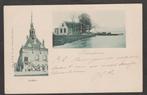schoonhoven 2 luik, Verzamelen, Ansichtkaarten | Nederland, Verzenden, Voor 1920, Ongelopen, Zuid-Holland