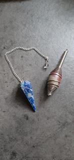 Shiva lingam hanger en lapis lazuli, Ophalen, Zo goed als nieuw, Blauw, Steen of Mineraal