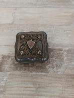 Zilveren pepermunt doosje, Antiek en Kunst, Ophalen of Verzenden, Zilver