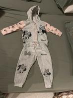 Joggingpak meisje minnie mouse grijs/roze, Meisje, Ophalen of Verzenden, Zo goed als nieuw, Setje
