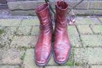 Brown leather ankle boots, Kleding | Dames, Schoenen, Bruin, Lage of Enkellaarzen, Ophalen of Verzenden, Gedragen