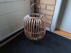 Mooie grote rieten windlicht nieuw, Huis en Inrichting, Ophalen, Zo goed als nieuw