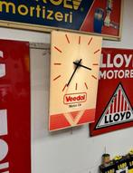 Vintage Veedol Klok Lichtbak reclame, Antiek en Kunst, Ophalen