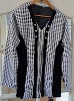 Vest zwart / wit met blokjes maat XL, Ophalen of Verzenden, Gedragen, Maat 46/48 (XL) of groter, Zwart