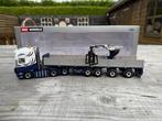 WSI 1:50 Scania Jobo gieten met stenen trailer nieuw in doos, Ophalen of Verzenden, Nieuw, Bus of Vrachtwagen, Wsi