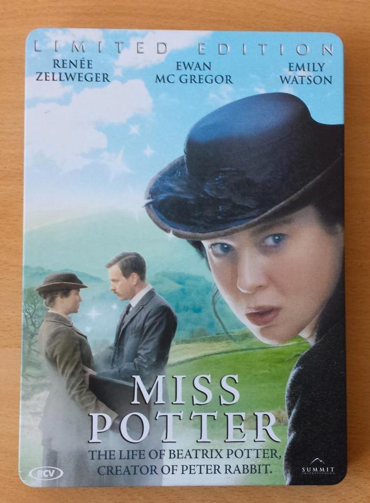 DVD Miss Potter Lim.Edition - auteur Peter Rabbit - 2009, Cd's en Dvd's, Dvd's | Drama, Gebruikt, Waargebeurd drama, Alle leeftijden