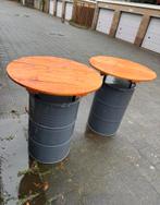 Statafel van Vat - Uniek & Handgemaakt (2 stuks), Huis en Inrichting, Tafels | Statafels, Ophalen, Gebruikt