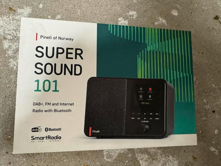 Pinell Supersound 101 Radio - DAB+, FM, Internet, Audio, Tv en Foto, Radio's, Nieuw, Radio, Ophalen of Verzenden