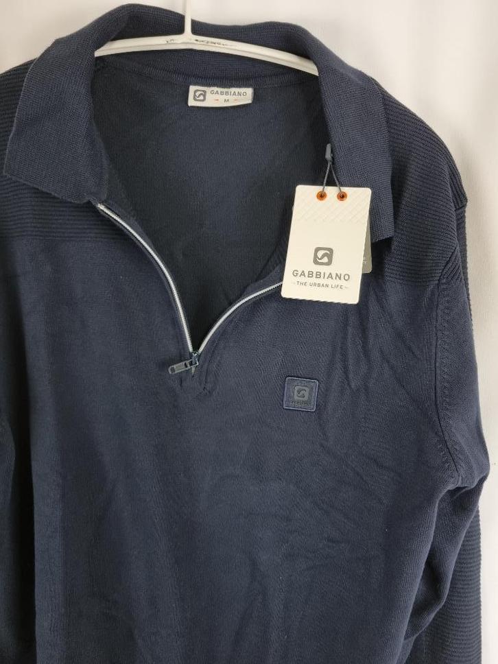 Heren trui merk Gabbiano mt M Nieuw, Kleding | Heren, Truien en Vesten, Nieuw, Maat 48/50 (M), Blauw, Verzenden