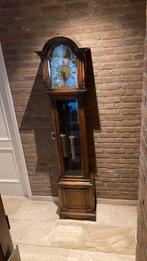 Staande klok, antiek eiken, h 195 x b 40 x d 26 cm, Ophalen