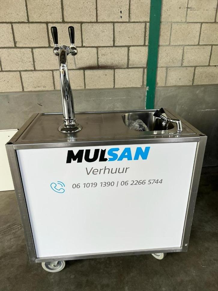 Te huur: Mobiele bier tap - mobiele bar, Hobby en Vrije tijd, Feestartikelen | Verhuur, Nieuw, Overige, Ophalen of Verzenden