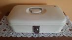 Vintage BROODTROMMEL creme emaille 37cm, Antiek en Kunst, Ophalen of Verzenden