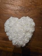 Supermooi Hart van Roosjes, Wit, Nieuw, Ophalen of Verzenden, Nieuw