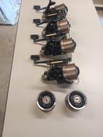 4 maal daiwa emblem z 4500A  5500 A met 2 reserve spoelen., Watersport en Boten, Ophalen of Verzenden, Zo goed als nieuw, Molen