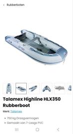 Talamax Highline HLX350 Rubberboot NIEUW!!! NOG IN DE DOOS, Ophalen, Nieuw, Aluminium, Overige merken
