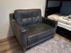 Antracietgrijze Rivièra Maison Love Seat, Ophalen, Zo goed als nieuw, 100 tot 125 cm, Leer