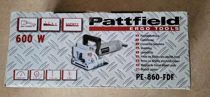 PATTFIELD Lamellenfrees PE-860FDF, Doe-het-zelf en Verbouw, Gereedschap | Freesmachines, Zo goed als nieuw, Elektrisch, Overige soorten