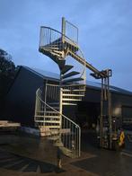 Stalen wenteltrap gegalv. Hoog +/-5,32 mtr. Nob157, Ophalen, Zo goed als nieuw, Overige typen, Minder dan 2 meter