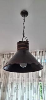 Brocante plafond lamp., Huis en Inrichting, Lampen | Tafellampen, Ophalen, Gebruikt, Minder dan 50 cm, Metaal