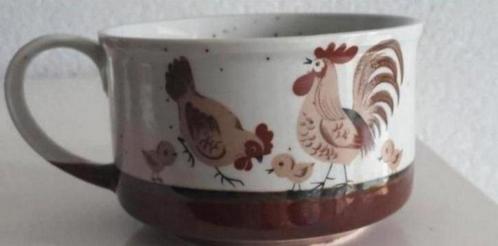 Soepkom met Kip motief, Huis en Inrichting, Keuken | Servies, Zo goed als nieuw, Kom(men), Overige stijlen, Ophalen of Verzenden