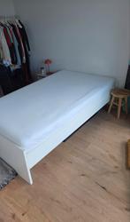 Brimnes bed ikea 140x200, Ophalen, Gebruikt, Wit, Tweepersoons