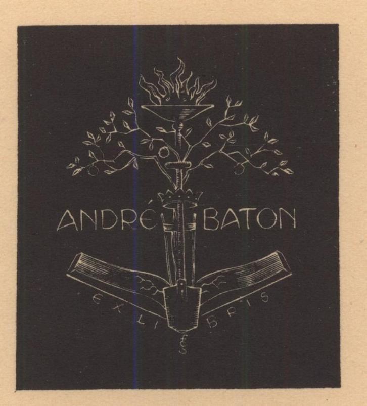 0632 Ex Libris Nederland : Harry Corvers, 1946, Antiek en Kunst, Kunst | Etsen en Gravures, Verzenden