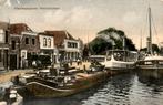 Waddinxveen Afscheepsplaats Binnenvaart- stoomboot # 489, Verzamelen, Ansichtkaarten | Nederland, Verzenden, Voor 1920, Gelopen