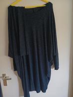 Donkerblauwe trui met zilver draad, maat 48/50, Ophalen of Verzenden, Zo goed als nieuw, Maat 46/48 (XL) of groter, Blauw