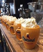 6 x chocomel bekers. Mokken voor chocolademelk., Ophalen of Verzenden, Zo goed als nieuw, Overige stijlen, Kop(pen) en/of Schotel(s)