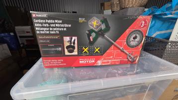 Parkside Accu-verf-/betonmixer 20 V zonder accu en lader beschikbaar voor biedingen