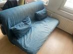 Ikea PS Slaapbank - Gratis Afhalen!, Huis en Inrichting, Ophalen, Gebruikt, Blauw, Tweepersoons